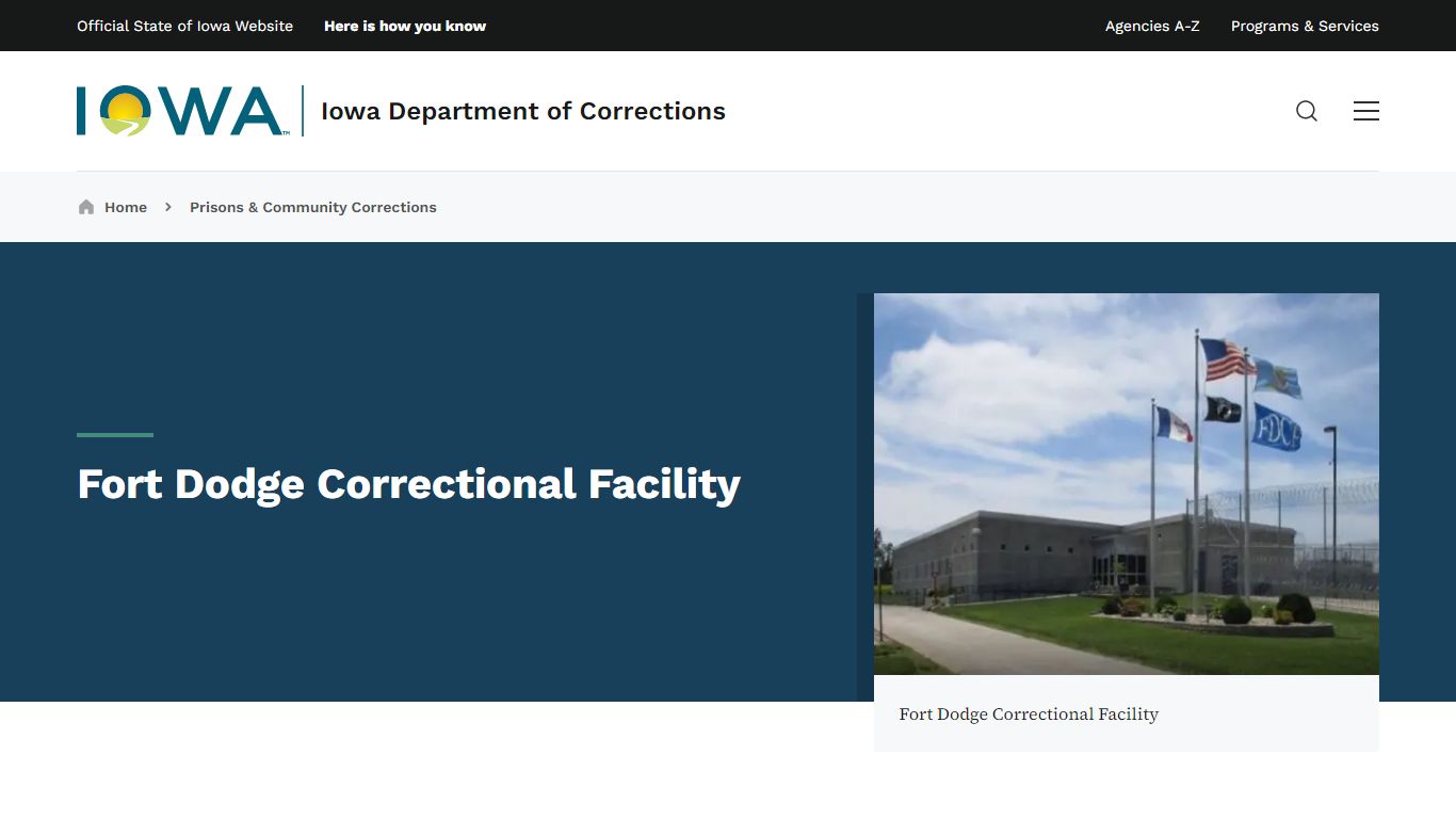 Fort Dodge Correctional Facility | Iowa Department of Corrections