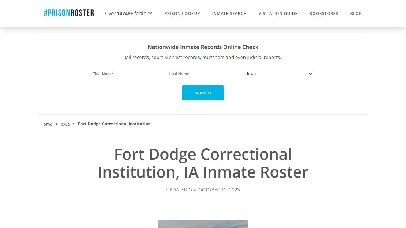 Fort Dodge Correctional Institution, IA Inmate Roster - Prisonroster